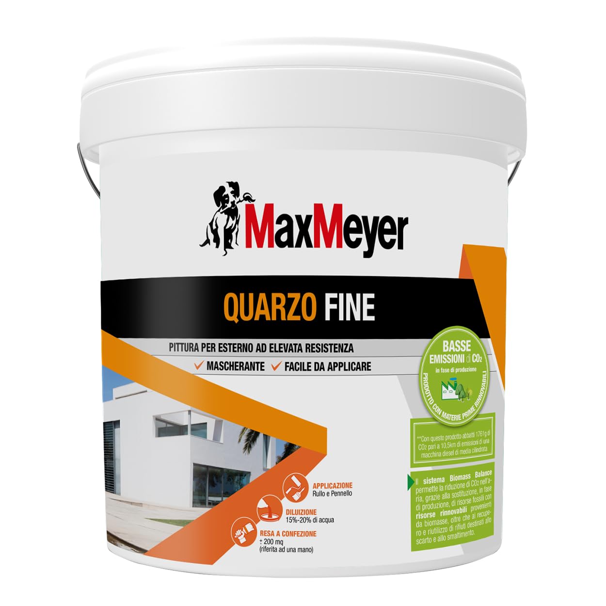 Maxmeyer Quarzo fine Bianco BMB, 14 L