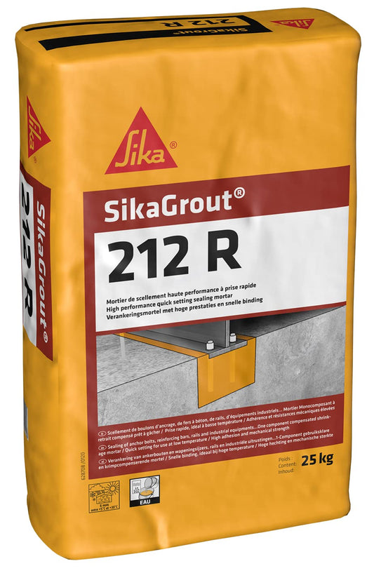 Malta idraulica SIKA SikaGrout 212 R - 25 kg - Grigio