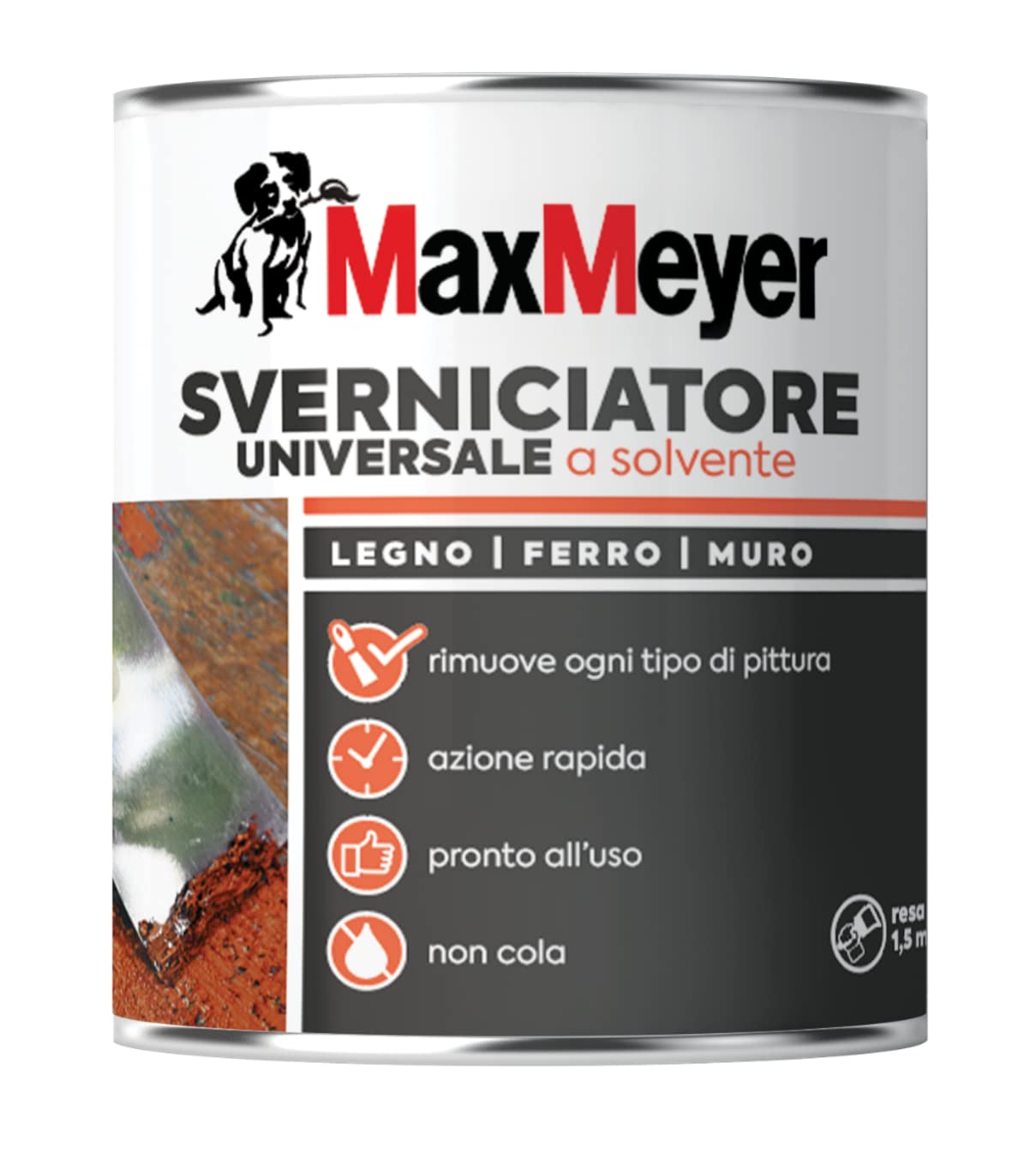 MAXMEYER SVERNICIATORE UNIVERSALE PER SMALTI E PITTURE 0,75 L