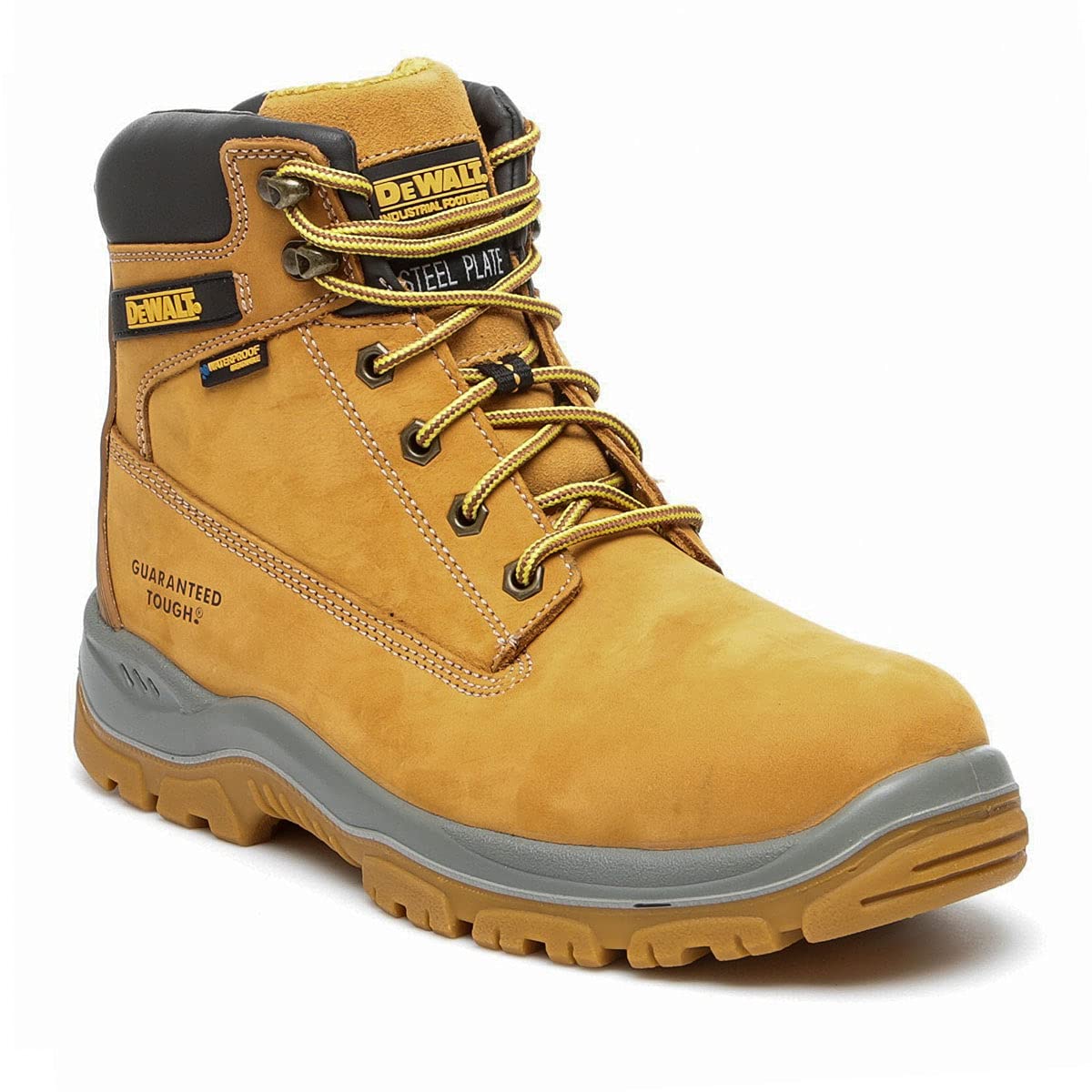 DeWALT Scarpe aninfortunistiche da uomo Titanium, Giallo (Miele), 44