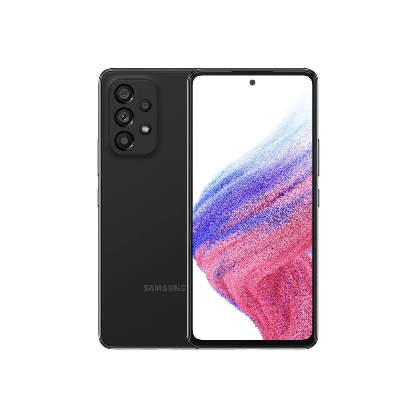 Samsung Galaxy A53 5G Smartphone Android, Display Infinity-O FHD+ Super AMOLED 6.5”¹, 6GB RAM e 128GB di memoria interna espandibile², Batteria 5.000 mAh, Awesome Black [Versione Italiana]