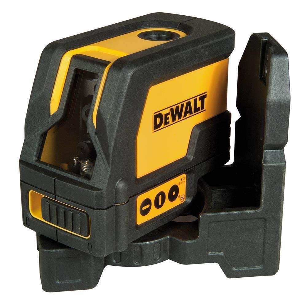 DEWALT DW0822-XJ Livella Laser Piombo e Croce, 4.5 V, Giallo/Nero