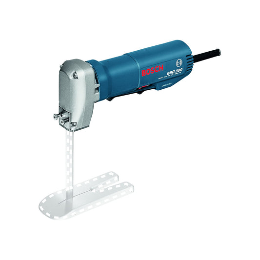 Bosch Professional Tagliagommapiuma Gsg 300 (Profondità di Taglio in Gommapiuma: 300 Mm, 350 Watt, Incl. Piedino, Lama e Guida Lama Non Comprese)