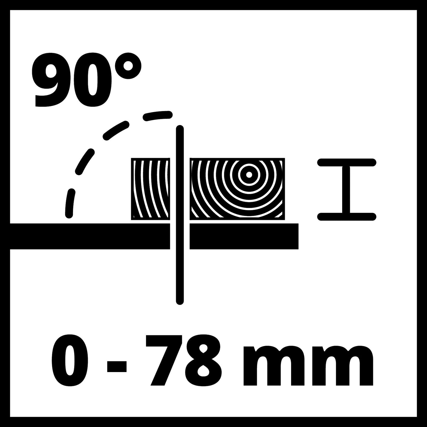 Einhell TE-TS 250 UF Sega circolare con banchetto (230-240 V, 2000 W, giri al min. 4500, lama Ø250 x ø30 - 48 denti, lama inclinabile fino a 45°, taglio max 78 mm, guida parallela ed angolare)