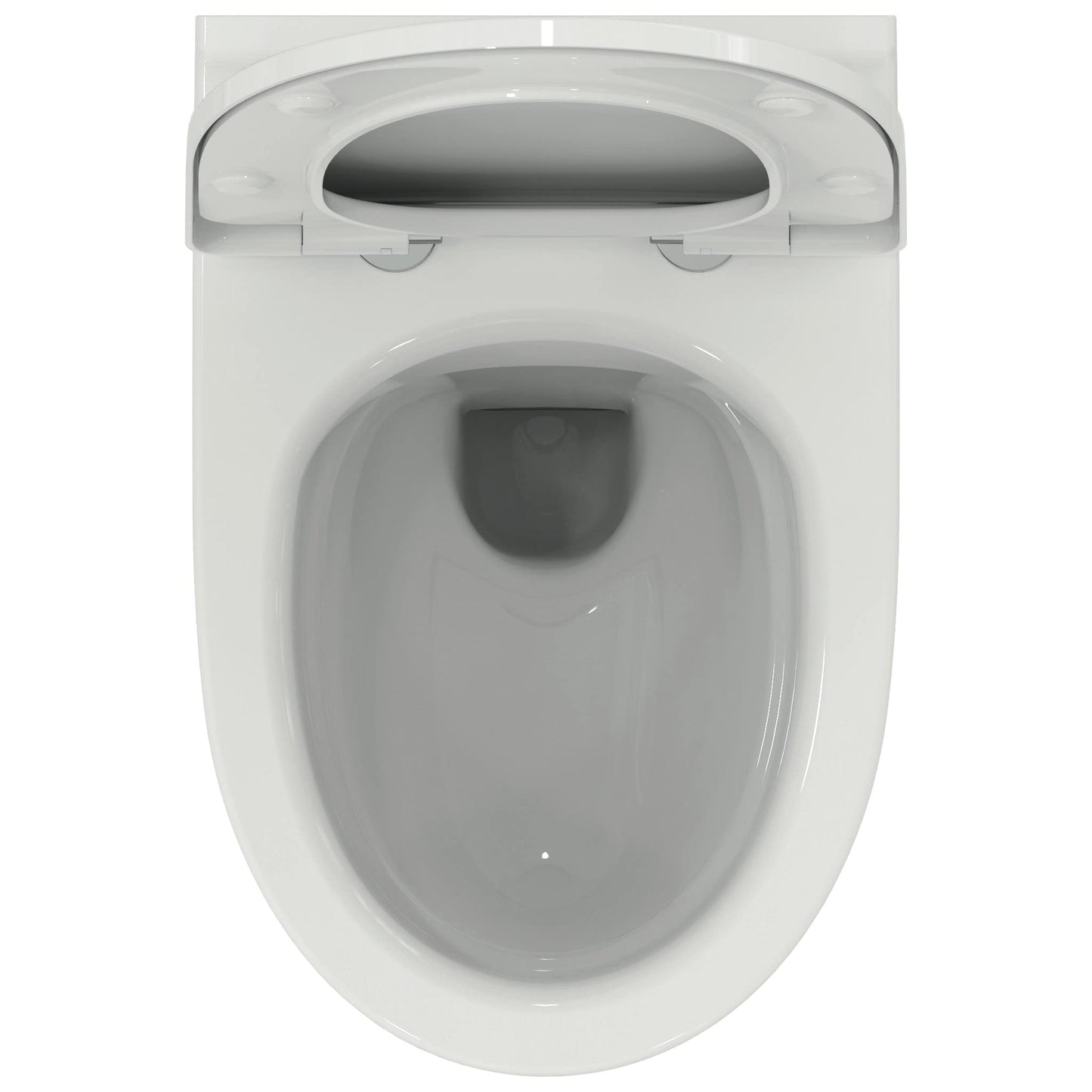 Ideal Standard Ideal Standard i.life A T541701 - Set WC senza sentimenti (RimLS+) con sedile WC Softclose (abbassamento automatico), colore: Bianco