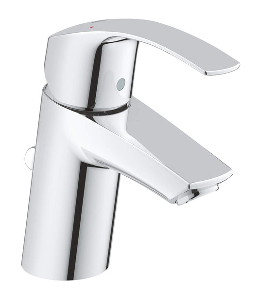 GROHE New Miscelatore Monocomando per Lavabo con Astina a Saltarello SilkMove, Cromo, S 33265002