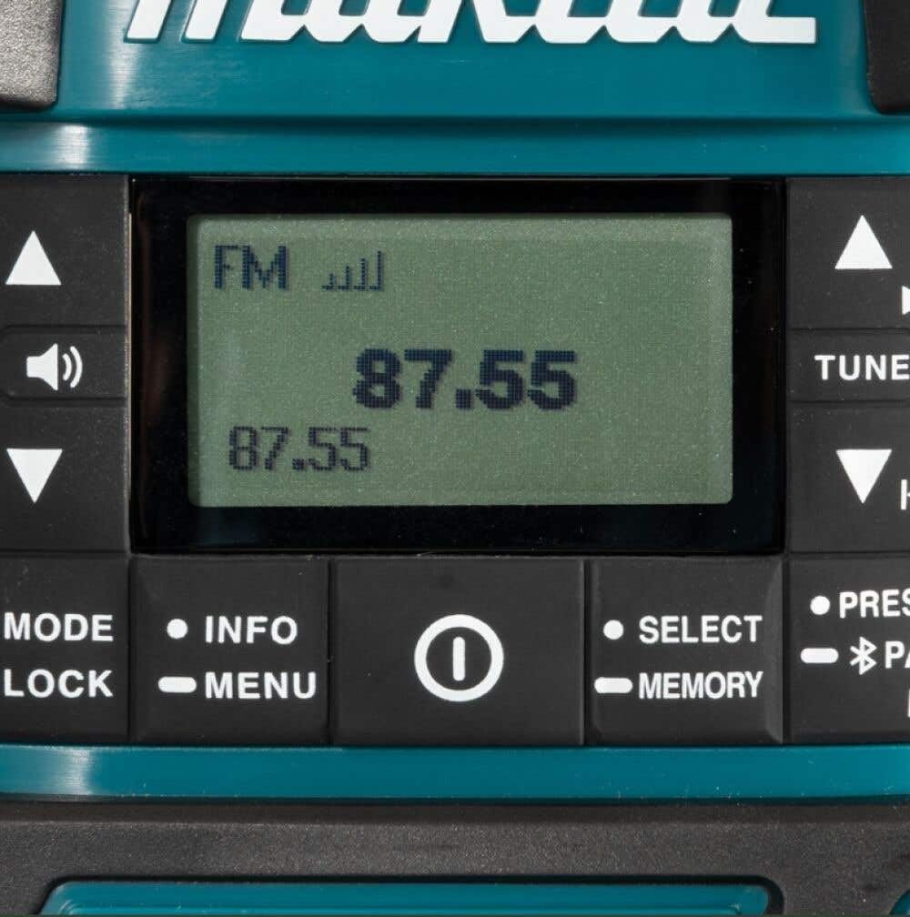 Makita DMR056 - Radio LXT agli ioni di litio da 14,4 V/18 V con lanterna, batterie e caricabatterie non inclusi