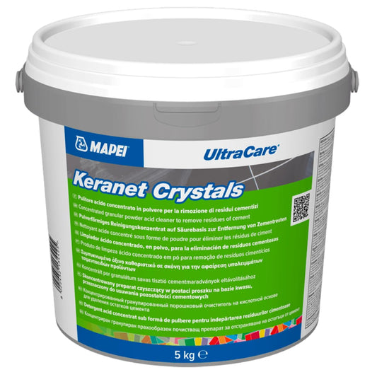 Mapei Ultracare Keranet Crystals Kg.5 Pulitore Acido Concentrato in Polvere Solubile in Acqua