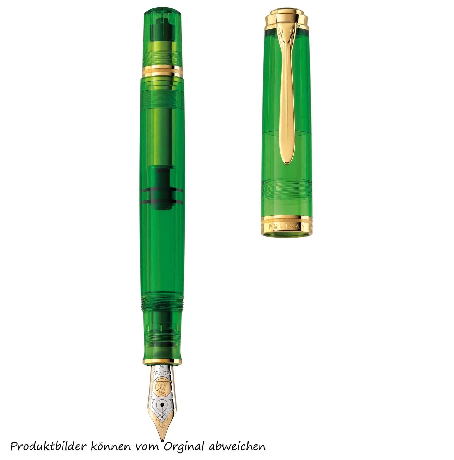 PELIKAN Penna stilografica Souverän M800 Green Demonstrator M - media 821452