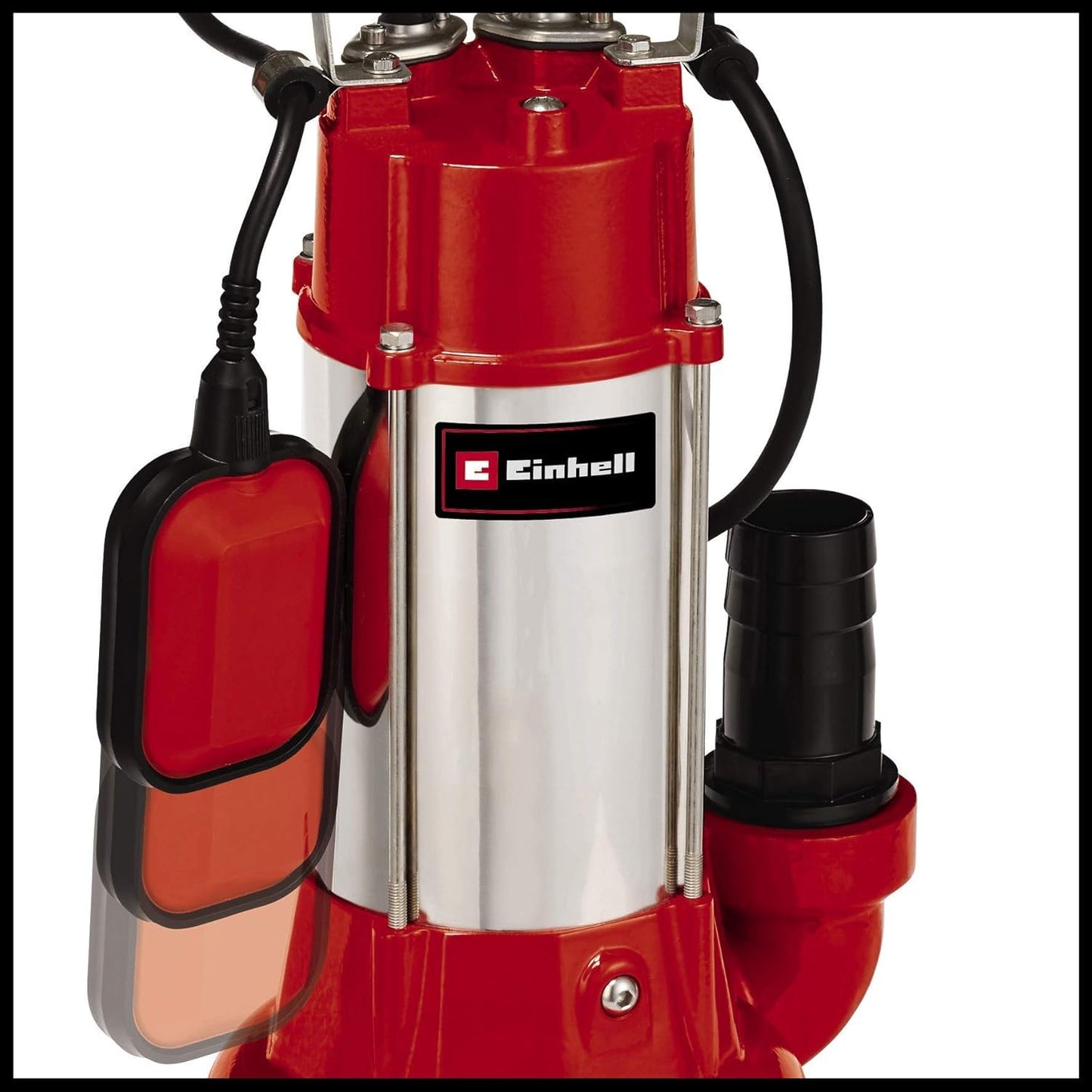 Einhell Pompa per acque scure GC-DP 1340 (1300 W, portata max 23000 L/h, prevalenza 10 m, immersione max 5 m, corpi estranei fino a 40 mm, extra robusta)