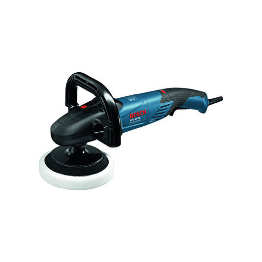 Bosch Professional Lucidatrice Gpo 14 Ce (Motore da 1.400 Watt, Incl. Impugnatura Supplementare, Impugnatura a D)