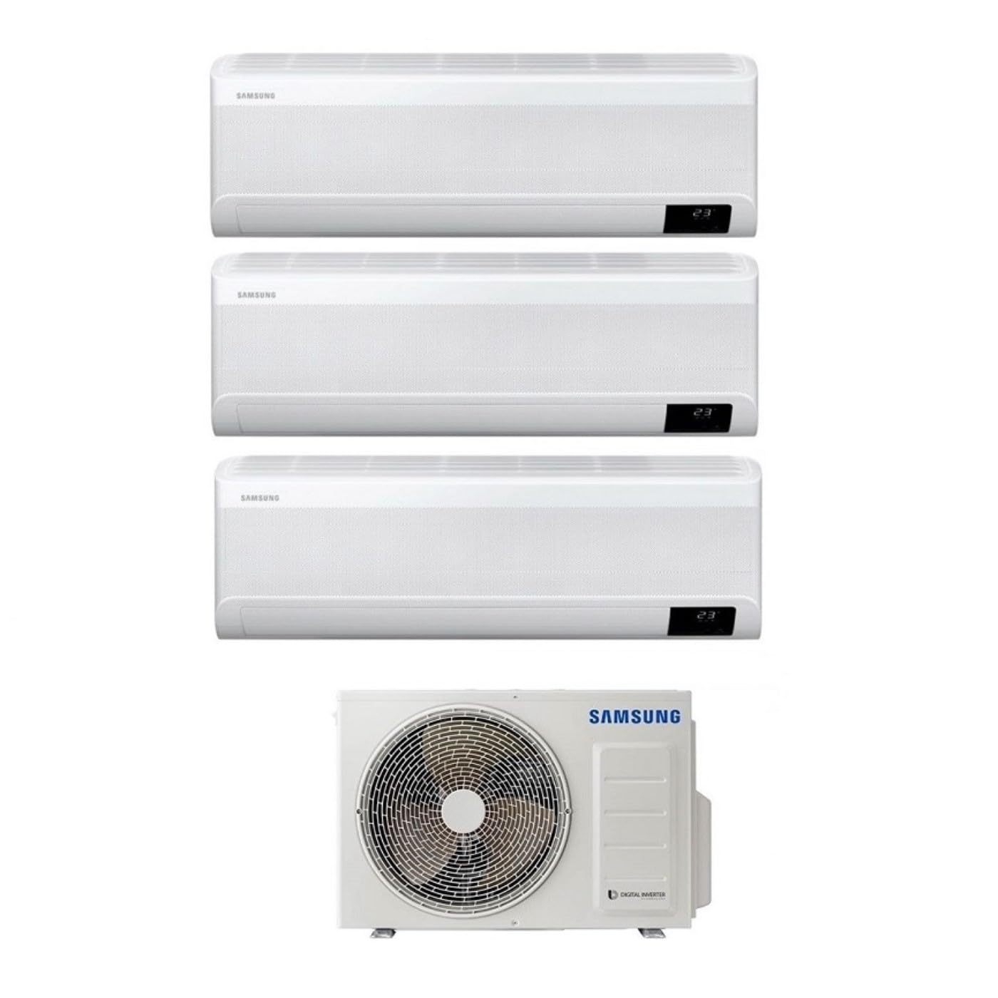 SAMSUNG WINDFREE ELITE CONDIZIONATORE TRIAL SPLIT 9000+9000+12000 BTU WIFI A+++ TRE SPLIT