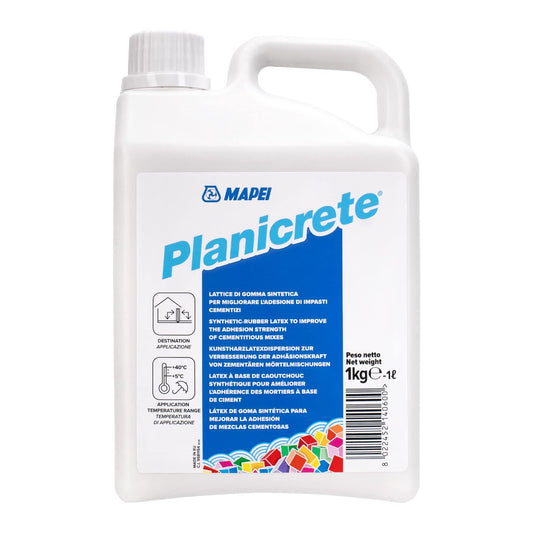 Mapei Planicrete - Lattice Gomma sintetica per migliorare l’adesione di Impasti cementizi - Conf 1 Kg