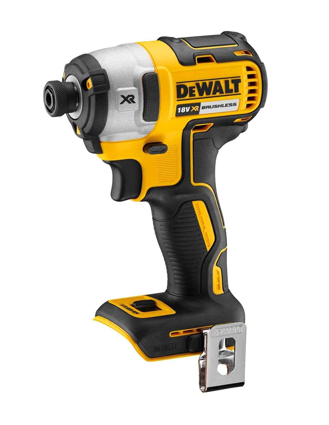 DeWALT Kit DWK400 (Trapano a percussione DCD796 + Martello Perforatore DCH273 + Mini Smerigliatrice DCG405 + Avvitatore a impulsi DCF887 + 2 Batterie da 5,0 Ah + Caricatore + 2 x TSTAK VI)