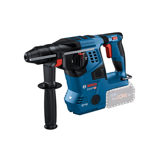 Bosch Professional 18V System Martello Perforatore a Batteria Gbh 18V-28 C (Con Sds Plus, Potenza del Colpo di 3,3 Joule, Vibration Control, Kickback Control, 3 Modalità di Lavoro)