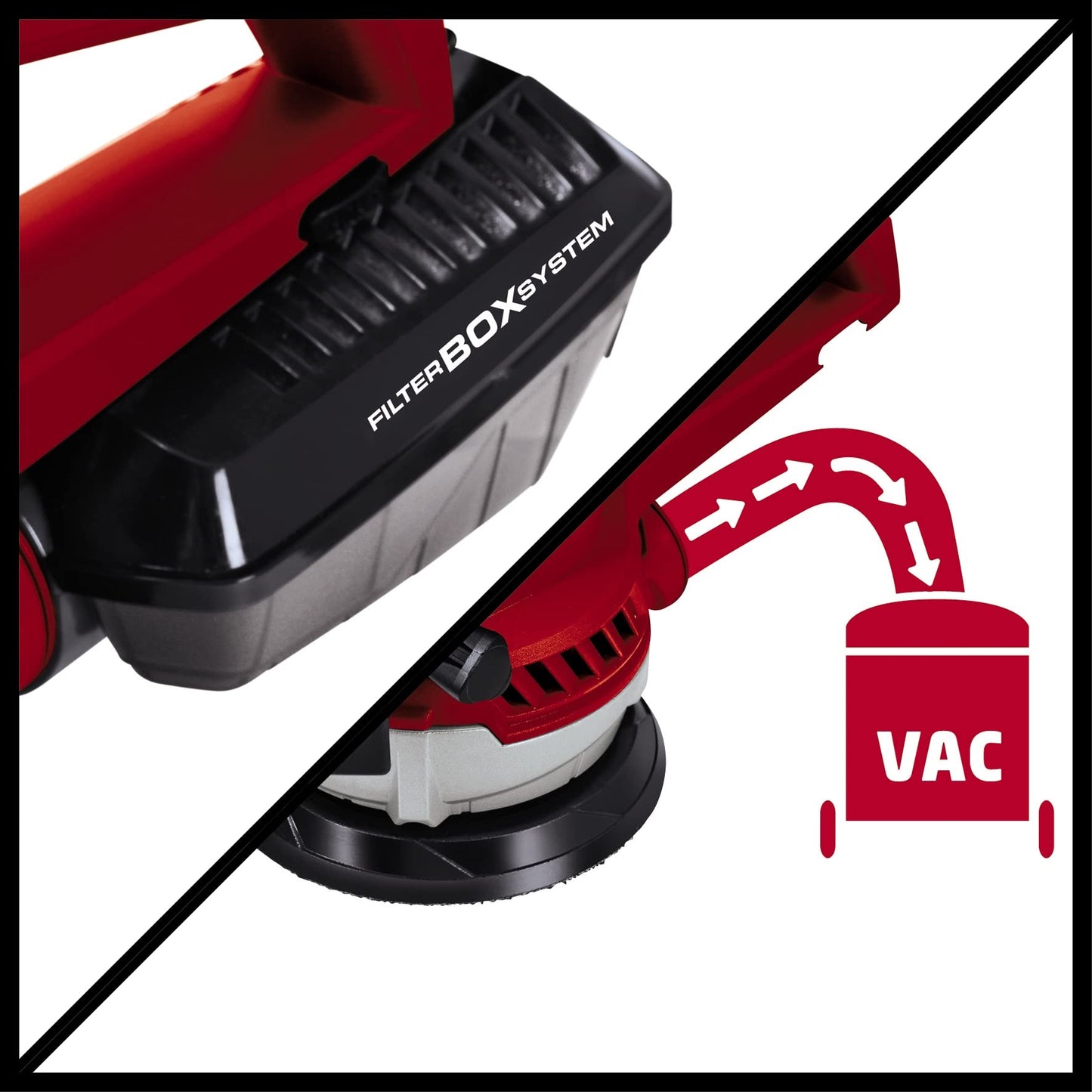 Einhell levigatrice roto orbitale TE-RS 40 E (tensione 220 V, potenza 400 W, oscillazioni al min. 12000-24000, ampiezza oscillazioni 2,5 mm, platorello 125 mm, velcro)