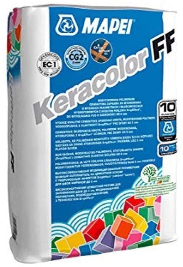 Mapei Keracolor 131 FF vaniglia kg 5 - Malta cementizia ad alte prestazioni per la stuccatura di fughe fino a 6 mm