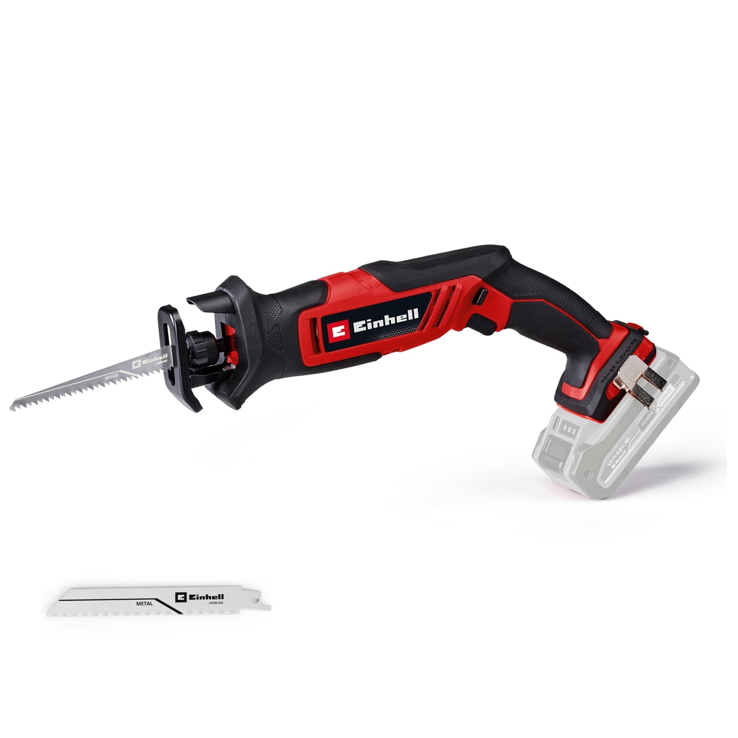 Einhell Scopa a batteria TE-AP 18/13 Li-Solo Power X-Change (18 V, altezza di taglio 13 mm, profondità di taglio 50 mm su legno, forma maneggevole, incl. accessori, batteria esclusa)