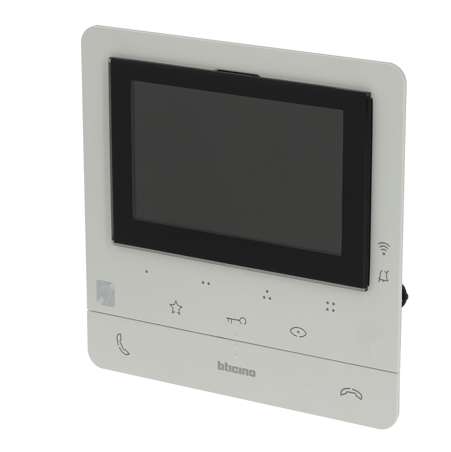 Bticino 344682 VIDEOCITOFONO WIFI MONITOR INTERNO SMART, 2 Fili, Display Aggiuntivo 5"" a Colori, Touch Screen, con Vivavoce,Interfono, Spina Plug-In, Risposta Chiamate e Apriporta da App, Bianco