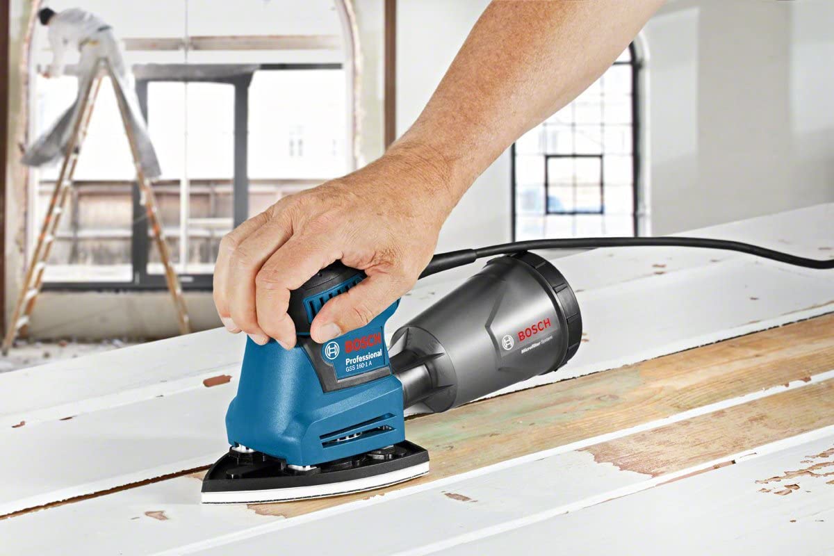 Bosch Professional Levigatrice Orbitale Gss 160-1 a Multi (Motore da 180 Watt, Ø Orbita 1,6 Mm, in Valigetta L-Boxx)