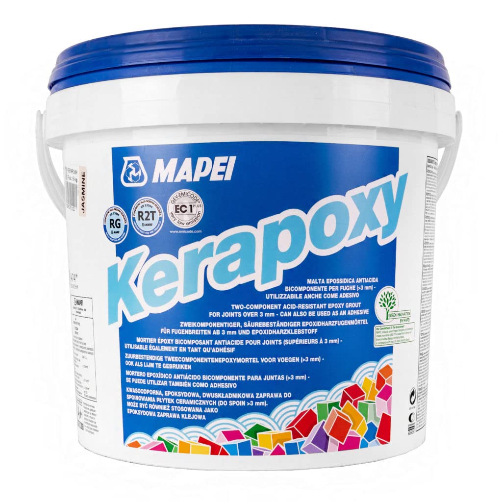 Mapei Kerapoxy - Grout epossidica, 5 kg (gelsomino n. 130)