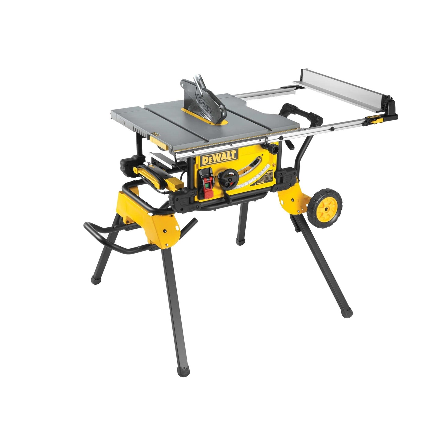 DEWALT DWE74911-XJ Carrello per trasporto e piano di lavoro per Sega a banco DWE7491-QS