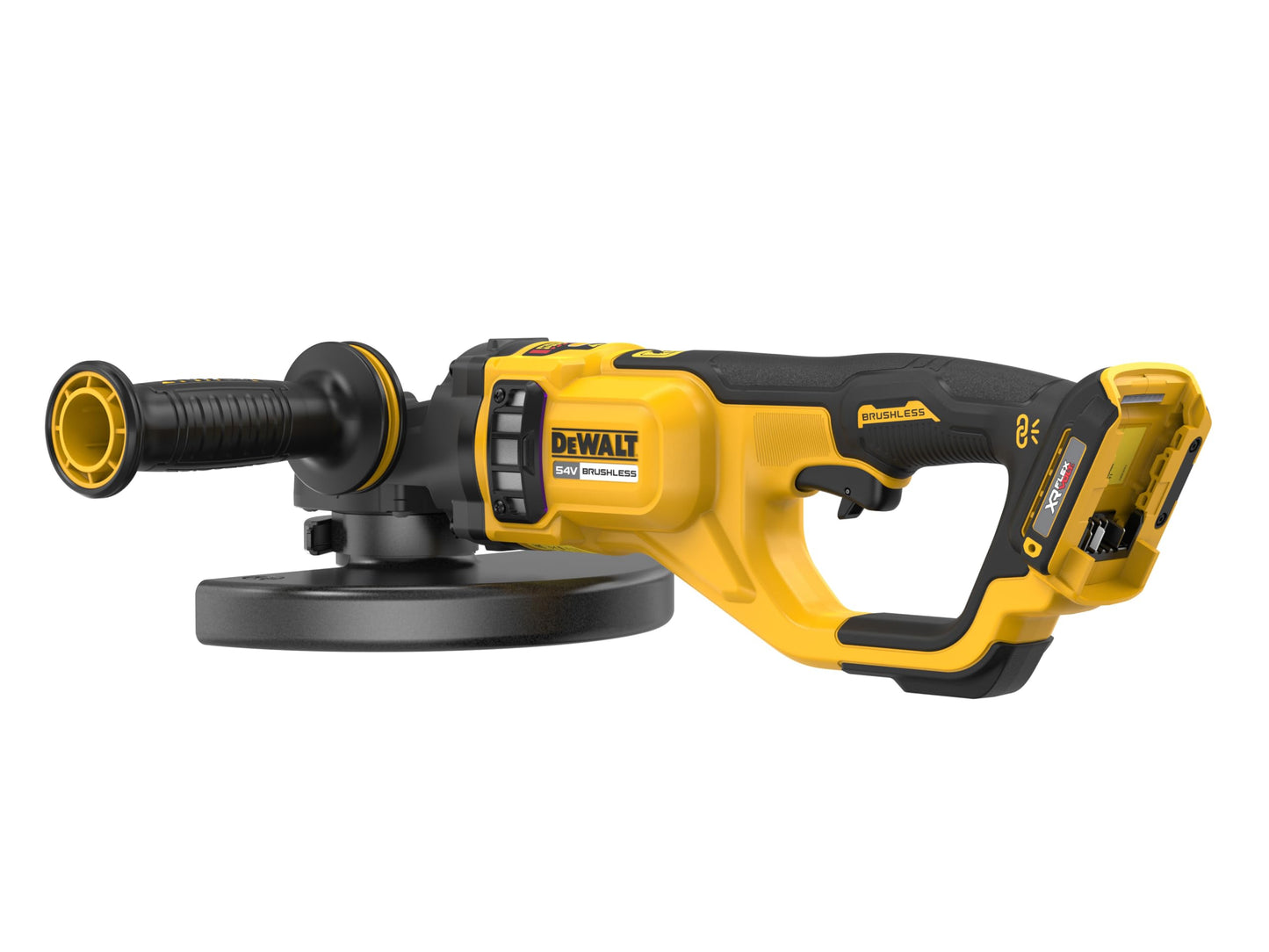 DeWALT Smerigliatrice angolare a batteria DCG460NK-XJ, 54 V, 230 mm, smerigliatrice con interruttore a paddle