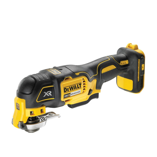 DEWALT DCS355N-XJ Utensile Multi-Funzione ad oscillazione, motore Brushless, in scatola di cartone senza batteria e caricabatterie, 18 volts