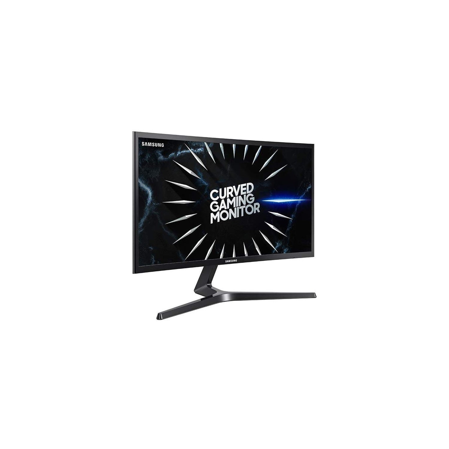 Samsung C24RG50 Monitor Gaming Curvo, 24 Pollici, Full HD, FHD, 1920 x 1080, 4 ms, 16:9, 144 Hz, 1080p, FreeSync, 1 Display Port, 2 HDMI, Base a Doppio Snodo, Nero