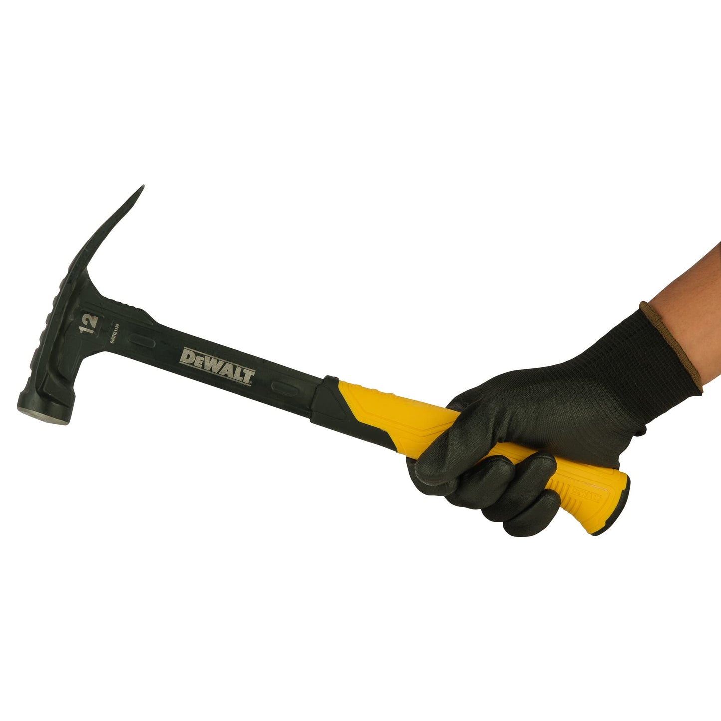 DeWalt XP - Martello da carpentiere curvo, 340 g, martello a doghe, ammortizzante, martello da carpentiere