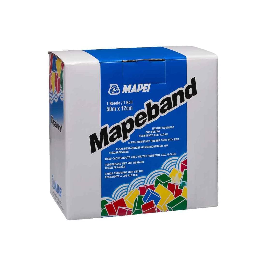 Nastro gommato da 12cm per impermeabilizzazione Mapeband Mapei