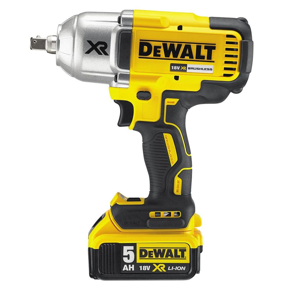 DeWalt DCF899P2-QW Trapano avvitatore a impulsi attacco 1/2" a batteria, 18V, 5.0 Ah, motore Brushless