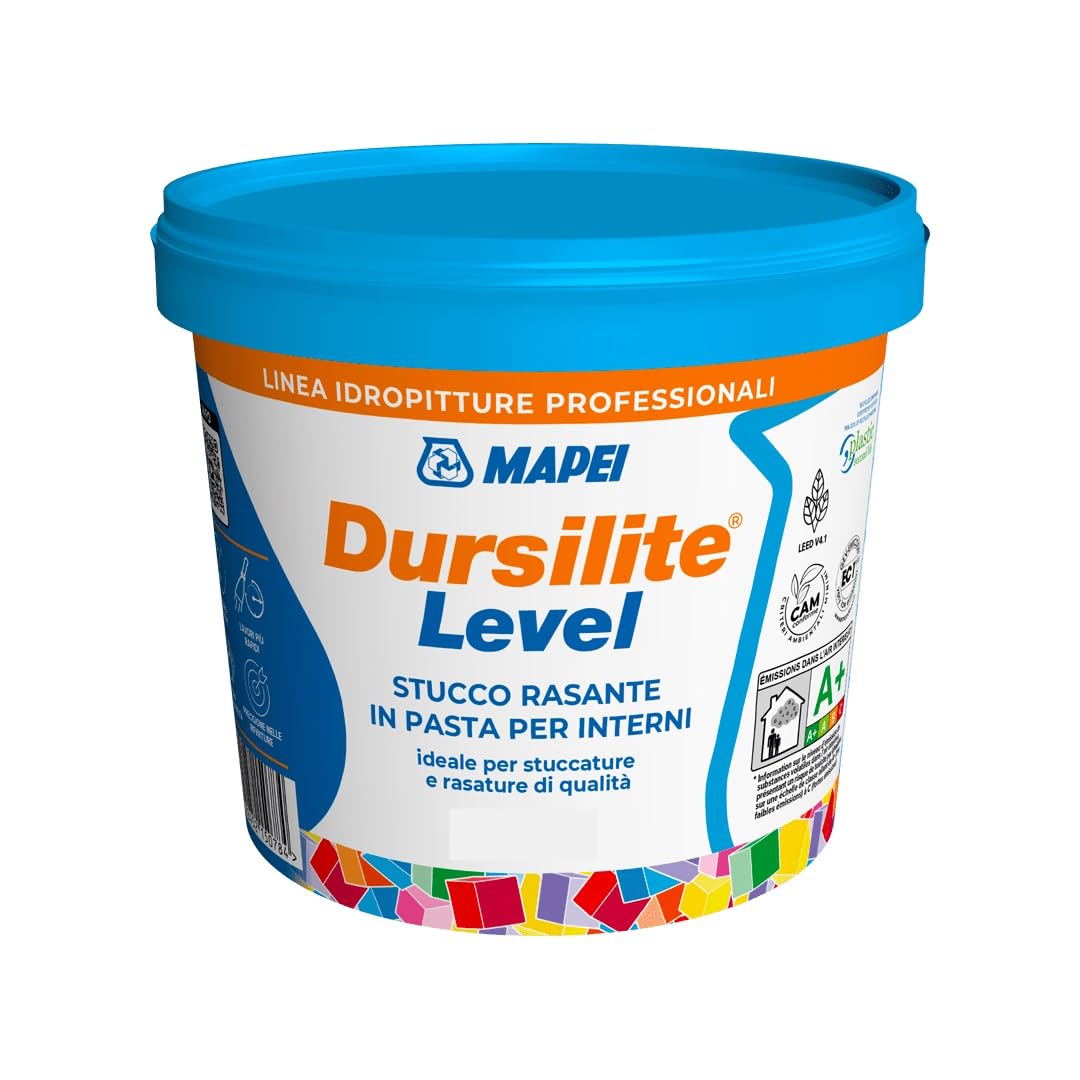 DURSILITE LEVEL MAPEI STUCCO RASANTE IN PASTA PER INTERNI Kg. 18