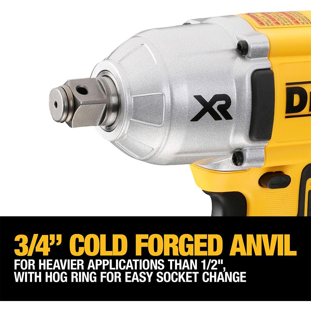 DEWALT AVVITATORI AD IMPULSI ALTA POTENZA ATTACCO 3/4” 18V, DCF897NT-XJ