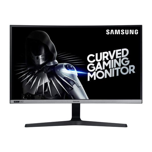 Samsung Monitor Gaming CRG5 (C27RG50), Curvo (1500R), 27", 1920x1080 (Full HD), VA, 240 Hz, 4 ms, G-Sync, HDMI, Display Port, Ingresso Audio, Eye Saver Mode, Flicker Free, Dark Blue Gray