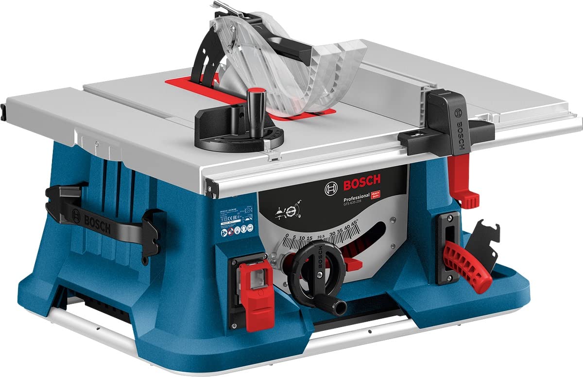 Bosch Professional Banco Sega Gts 635-216 (Motore da 1.600 Watt, Incl. Banco da Lavoro Gta 560, 1 Lama per Sega Circolare)