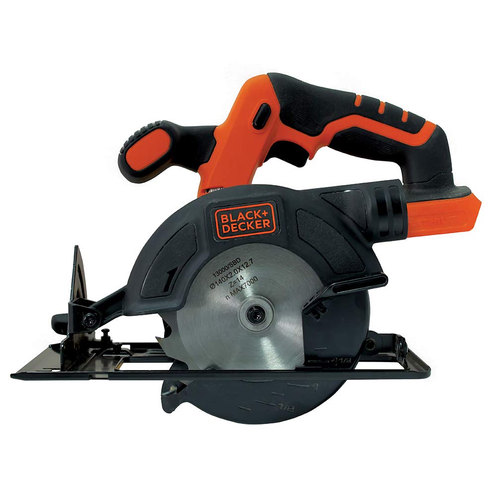 BLACK+DECKER, SEGA CIRCOLARE B&D 18 V. 140 MM A BATTERIA LITIO CORPO MACCHINA IN VALIGETTA. BDCCS18N-XJ