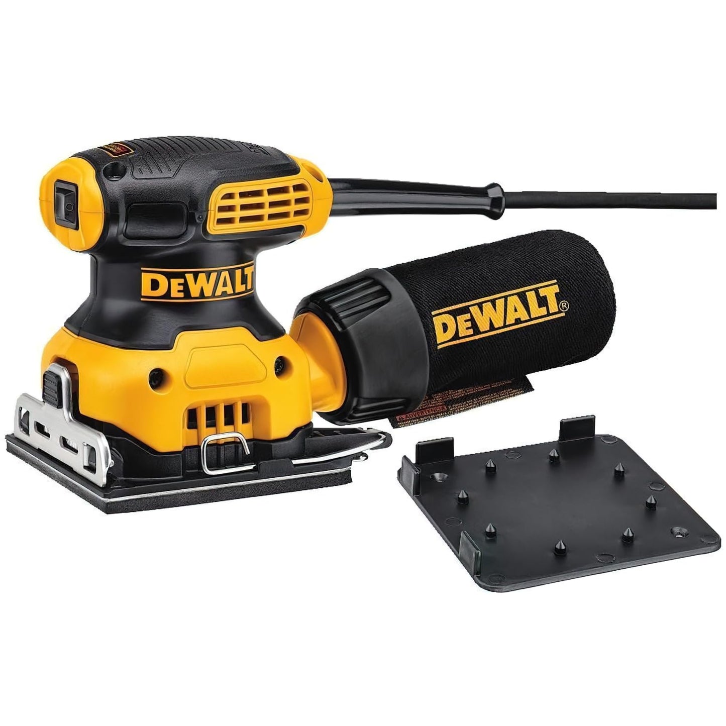 DEWALT Levigatrice orbitale 230W 1/4 foglio 14000 orb, DWE6411-QS