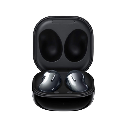 Samsung Galaxy Buds Live Auricolari True Wireless Open-type senza tappi In-Ear, Tre Microfoni, Controlli Touch, Ricarica Wireless, Cancellazione attiva del rumore, Nero [Versione Italiana]