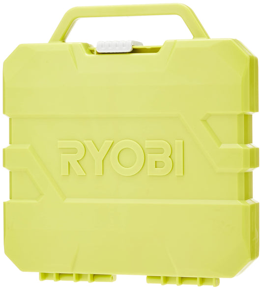 RYOBI - Valigetta con 127 accessori misti: 13 punte per metallo + 7 bussole + 81 punte 25 mm PH/PE/TX/HEX/SQ/HEX/SL + 25 punte 50 mm PH/PZ/SL/SQ + 1 portapunte - RAK127DDSD