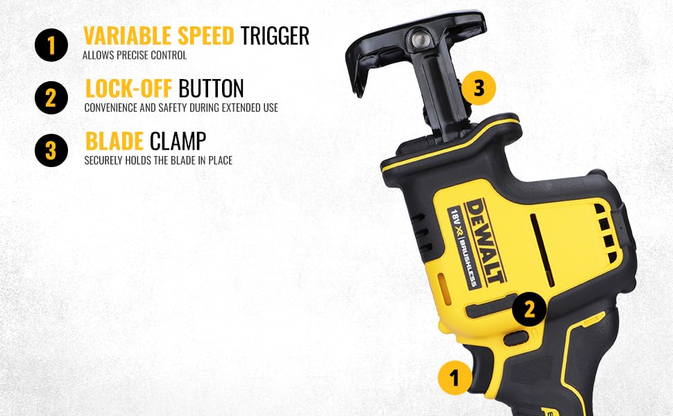 DeWalt Sega alternativa compatta senza spazzole - XR, 18 V, unità nuda