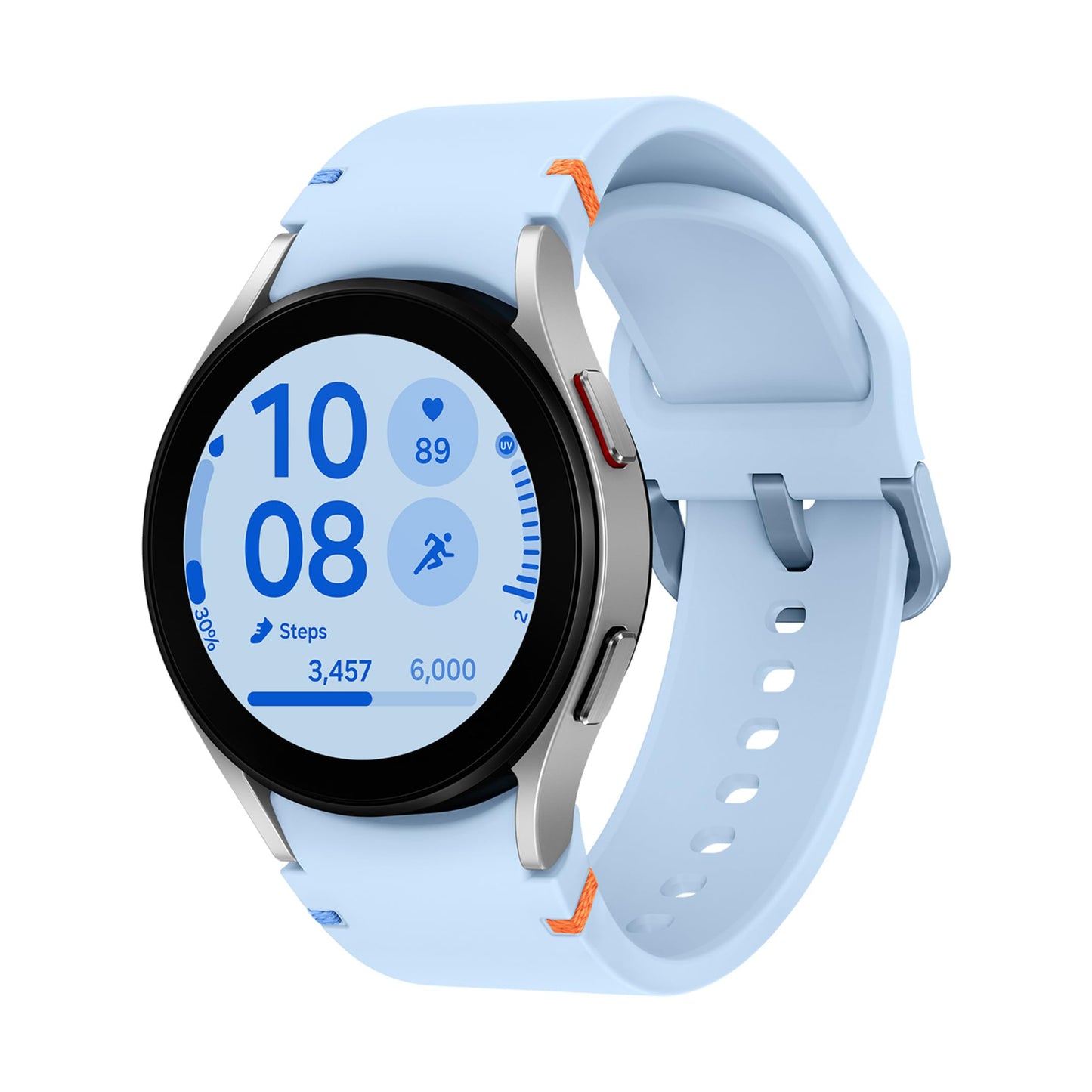 Samsung Galaxy Watch FE 40mm, Smartwatch Analisi del Sonno, Monitoraggio Benessere, Batteria a lunga durata, Bluetooth, Ghiera Touch in Alluminio, Silver [Versione italiana]