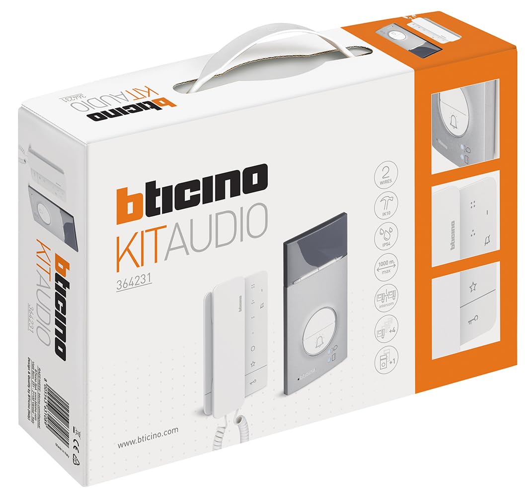 Bticino 364231 Kit Audio Classe 100 A16M Monofamigliare, Linea 3000 HS