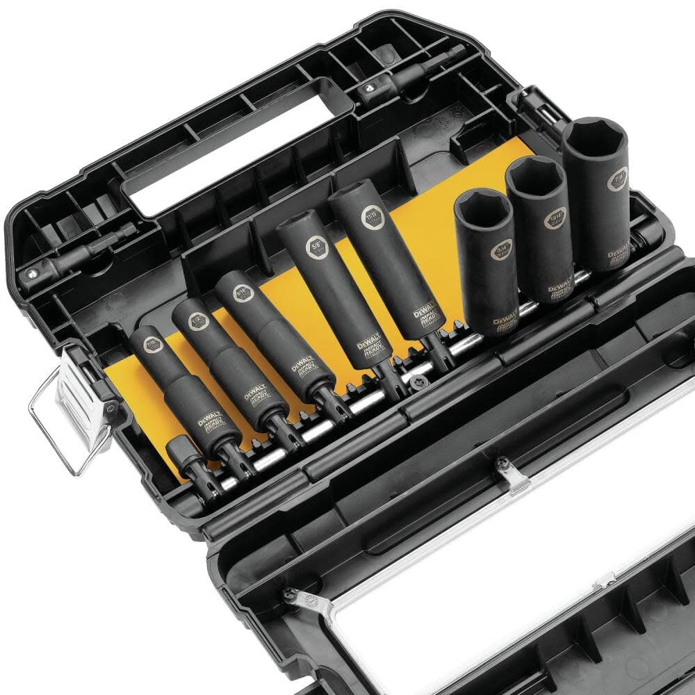 DeWalt DW22812 1/5,1 cm 10-piece Impact Ready socket set