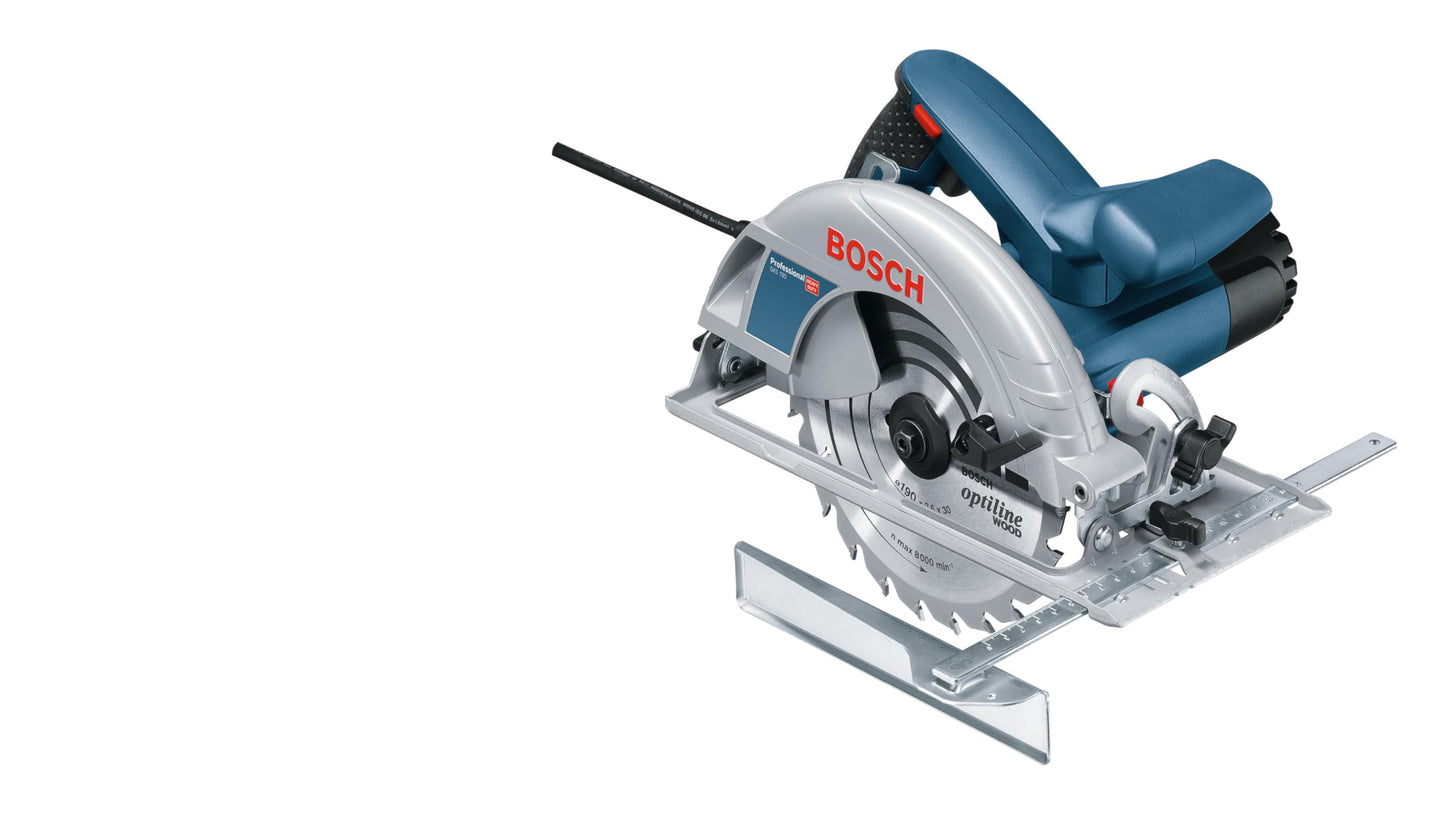 Bosch Professional Sega Circolare Gks 190 (Motore Da1400 Watt, Lama: 190 Mm, Profondità di Taglio: 70 Mm)