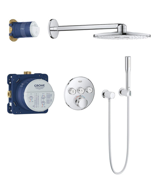 GROHE Set Doccia Grohtherm Smartcontrol, Cromo 34705000