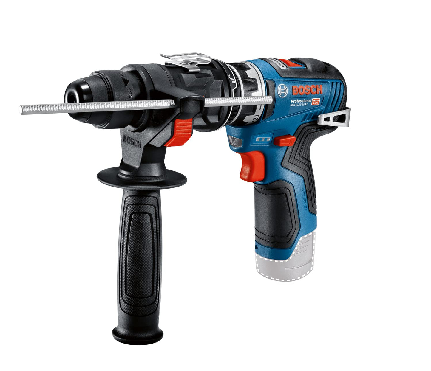 Bosch Professional accessorio FlexiClick GFA 12-H (accessorio per martelli a cambio rapido 12V, grande versatilità)