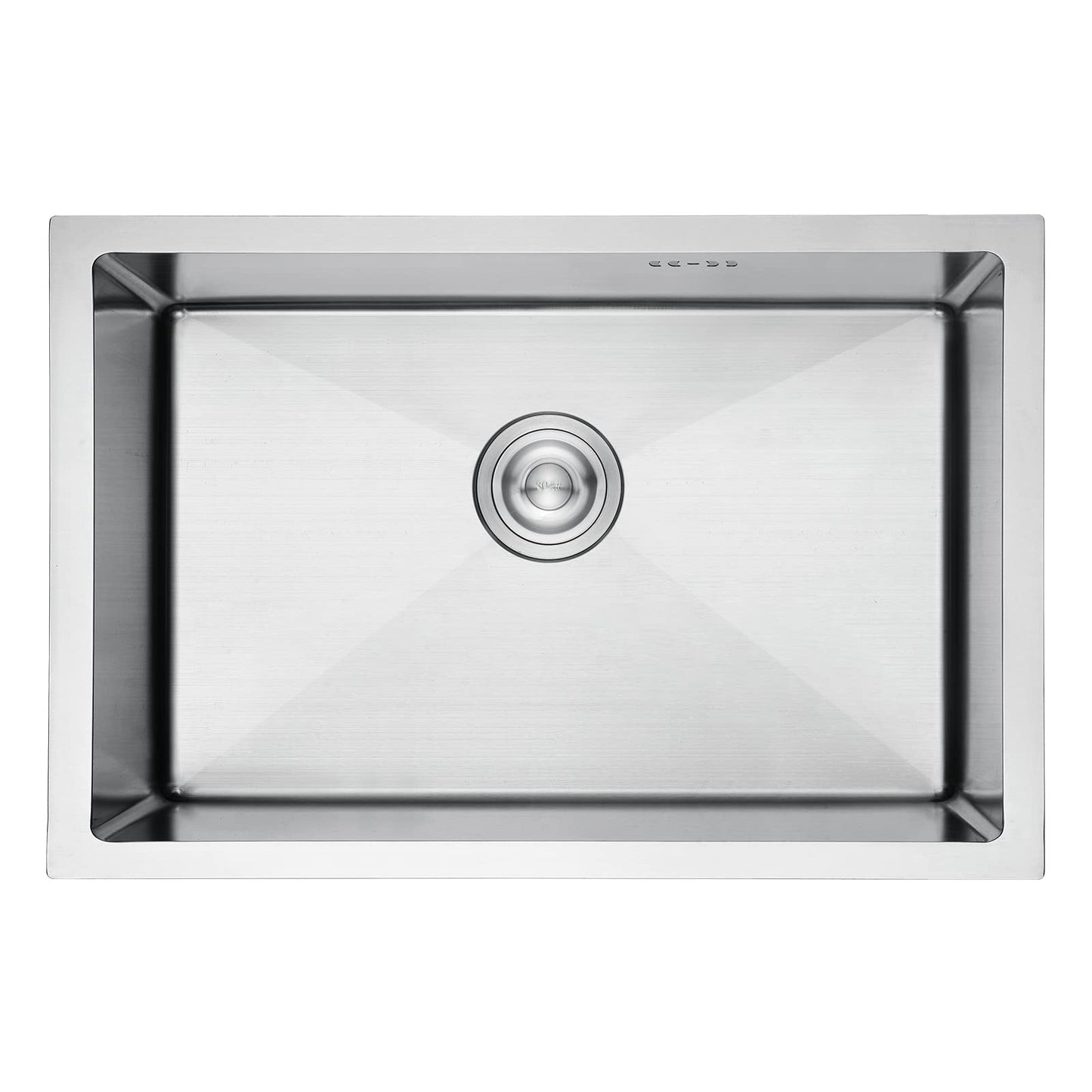 Ibergrif M87044 Lavello Cucina 70 x 44 cm, Lavello sottopiano con filtro di scarico, Acciaio inossidabile