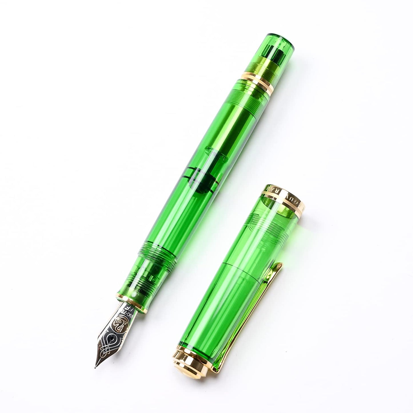 PELIKAN 821445 - Penna stilografica Souverän M800 Green Demonstrator F