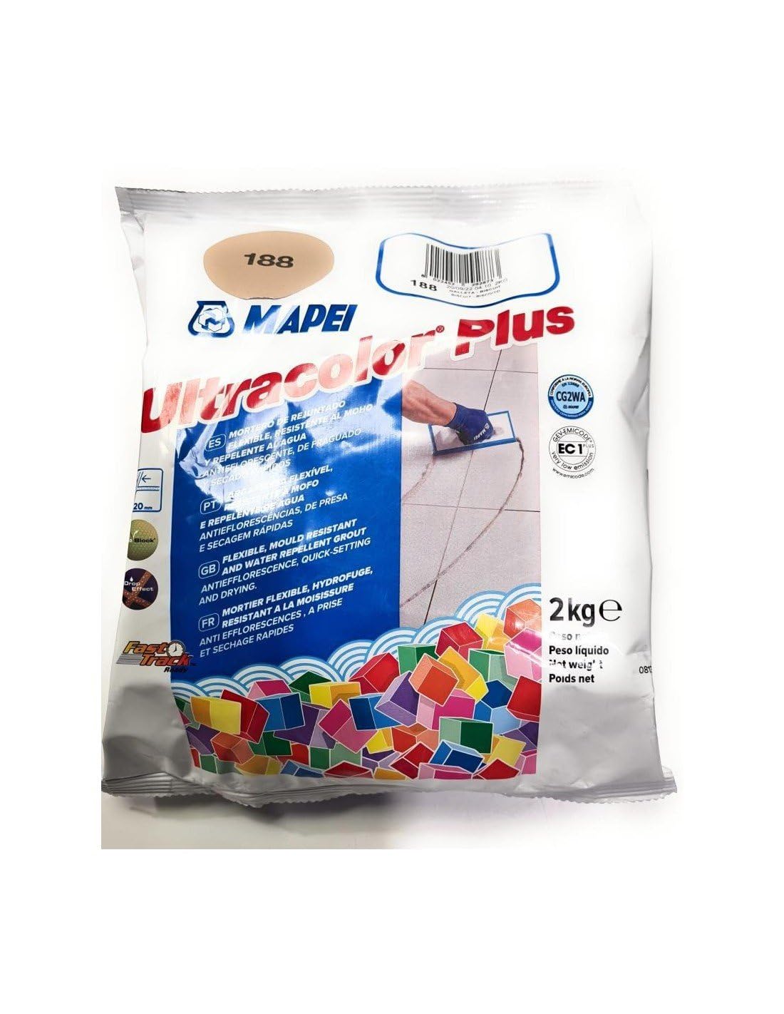 MAPEI Mortaio per guarnizioni Ultracolor Plus (188) Biscotto 2 Kg